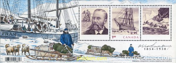 Sellos: 149354 MNH CANADA 2004 150 ANIVERSARIO DEL NACIMIENTO DE OTTO SVERDRUP
