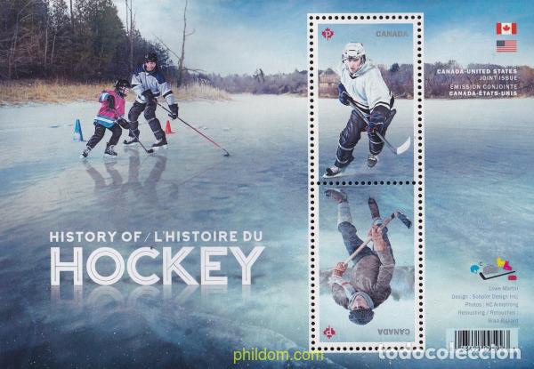Sellos: 700258 MNH CANADA 2017 HISTORIA DEL HOCKEY SOBRE HIELO