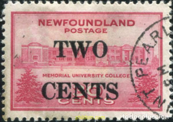 Sellos: 785078 USED CANADA. Terranova 1946 EDIFICIOS