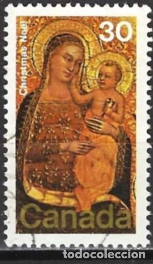 Sellos: Canada 1978 - Mi 710 - YT 684 - Navidad : Virgen Mar&iacute;a