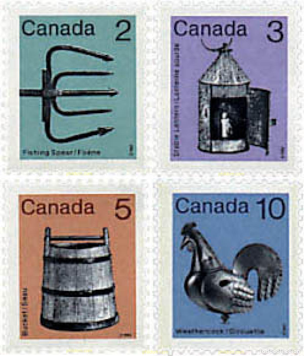 Sellos: 206921 MNH CANADA 1982 OBJETOS DE PATRIMONIO