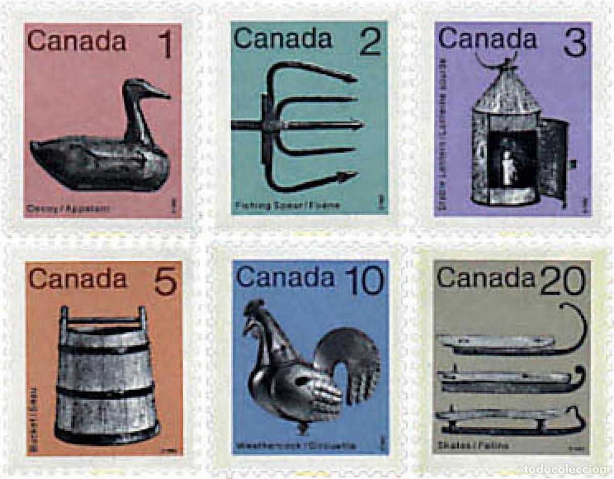 Sellos: 26768 MNH CANADA 1982 OBJETOS DE PATRIMONIO