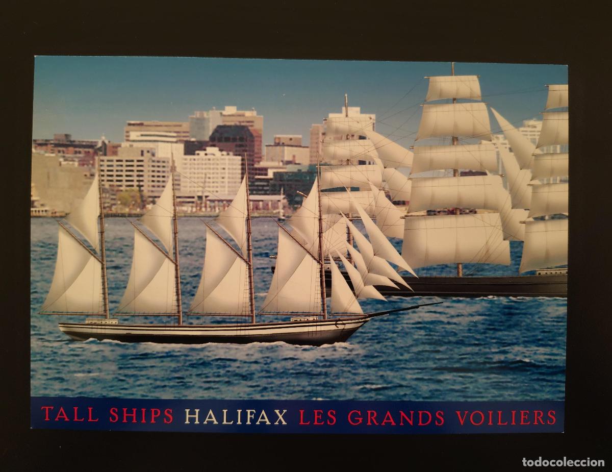 Sellos: Canad&aacute; 2000 completo postal Grandes Veleros Halifax porte pagado nuevo