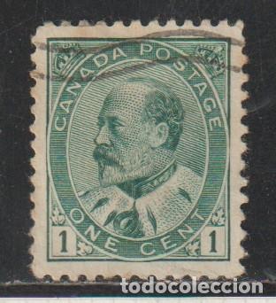 Sellos: CANADA // YVERT 78 // 1903-07 ... USADO