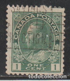 Sellos: CANADA // YVERT 93 // 1911-16 ... USADO