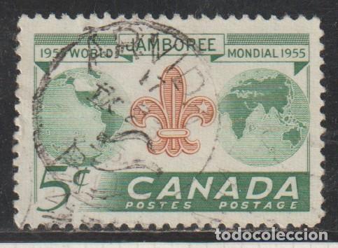 Sellos: CANADA // YVERT 283 // 1955 ... USADO - JAMBOREE MUNDIAL