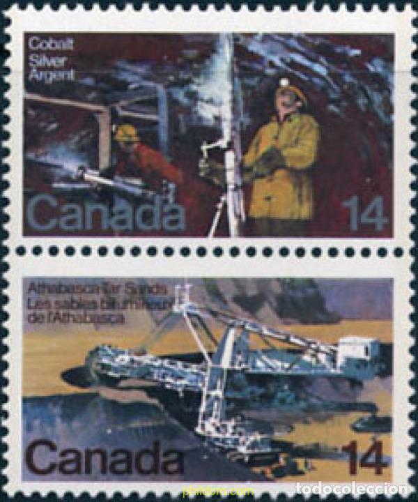Sellos: 6551 MNH CANADA 1978 EXPLOTACION DE LOS RECURSOS NATURALES