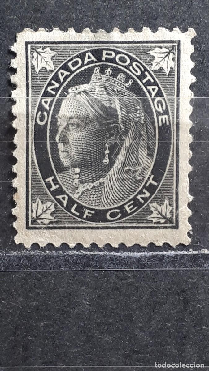 Sellos: CANAD&Aacute;. A&Ntilde;O 1897. *. YVERT 54