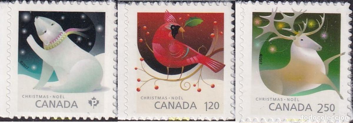 Sellos: 700251 MNH CANADA 2017 NAVIDAD 2017 - ANIMALES DE NAVIDAD