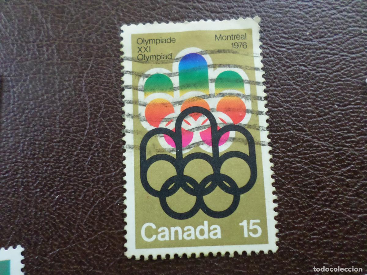 Sellos: .canada, 1973, juegos olimpicos de montreal 1976, Yvert 507