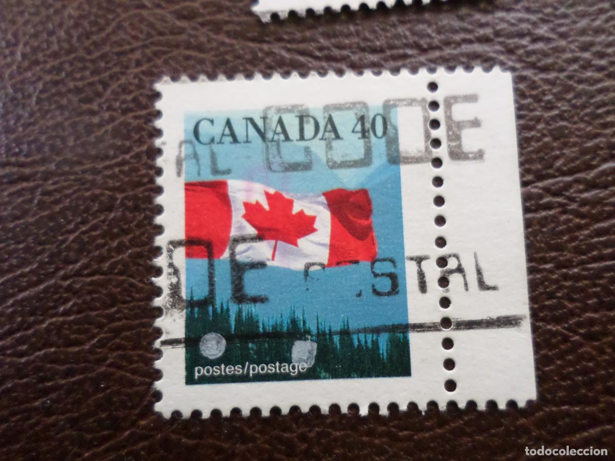 Sellos: .canada, 1990, bandera nacional, Yvert 1168