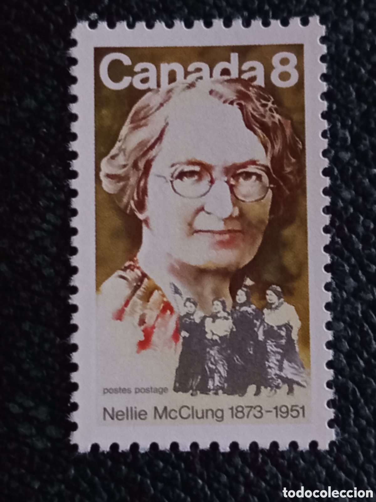 Sellos: Sello Individual Canad&aacute; 1973 Centenario Nellie McClung MH Edifil 501 / Sc 622