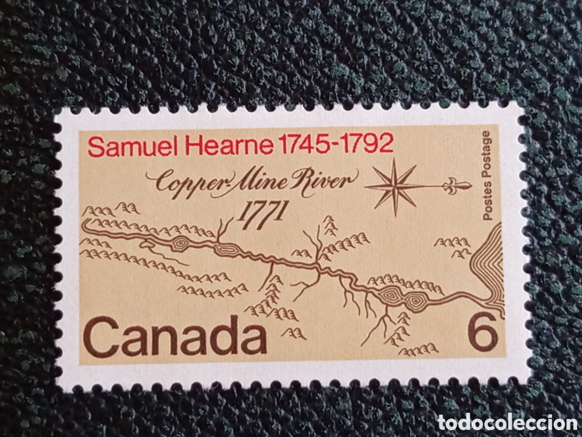 Sellos: Sello Canad&aacute; 1971 Explorador Samuel Hearne MH Edifil 446 / Scott 530