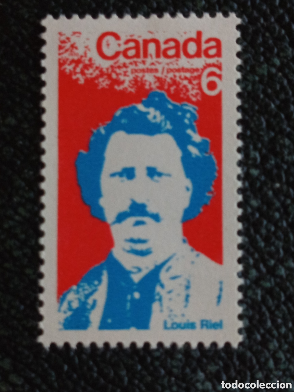 Sellos: Sello Canad&aacute; 1970 L&iacute;der M&eacute;tis Louis Riel MNH Edifil 425 / Scott 515