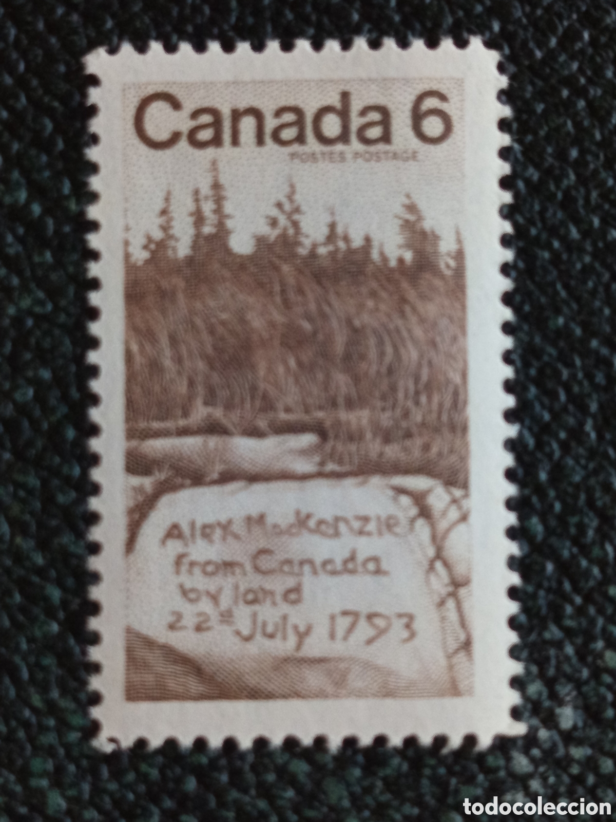 Sellos: Sello Canad&aacute; 1970 Explorador Alexander Mackenzie MNH Edifil 427 / Scott 513