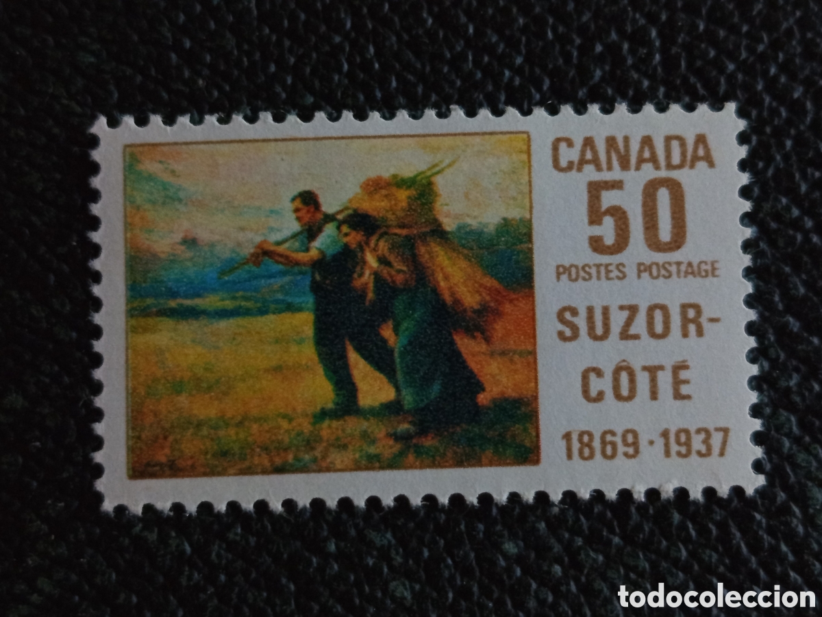 Sellos: Sello Canad&aacute; 1969 Pintor Suzor-Cot&eacute; Arte MH Edifil 412 / Scott 490
