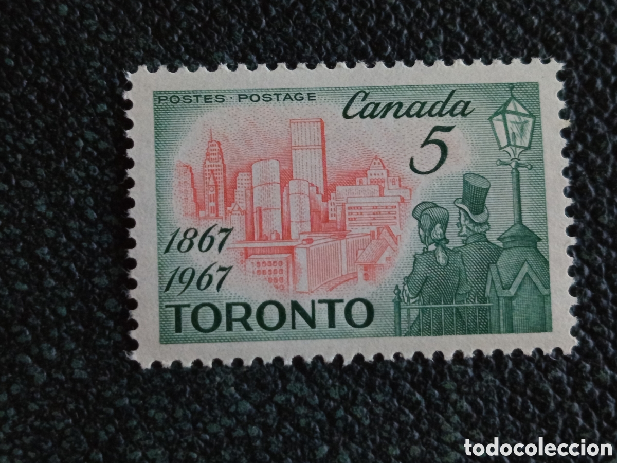 Sellos: Sello Canad&aacute; 1967 Centenario Confederaci&oacute;n Toronto MH Edifil 371 / Scott 474