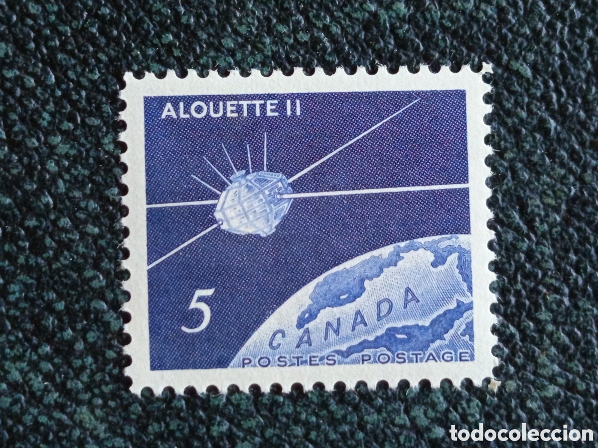 Sellos: Sello Canad&aacute; 1966 Sat&eacute;lite Espacial Alouette II MH Edifil 352A / Scott 446