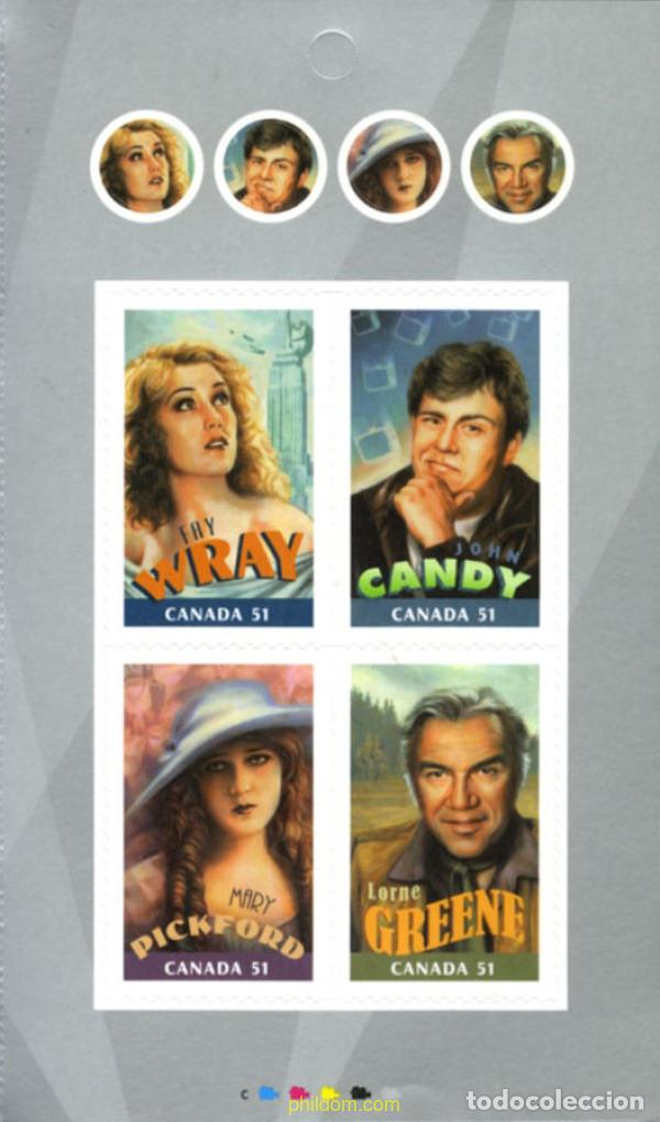 Sellos: 207044 MNH CANADA 2006 ACTORES DE CINE