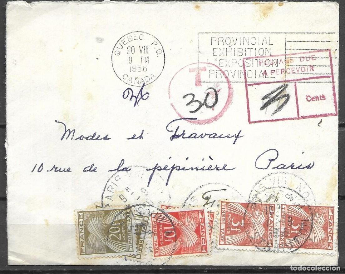 Sellos: SOBRE CIRCULA DE CANADA 1956 - Foto 1