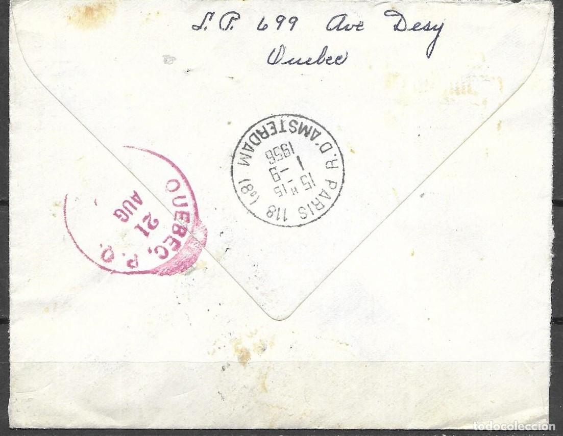Sellos: SOBRE CIRCULA DE CANADA 1956 - Foto 2