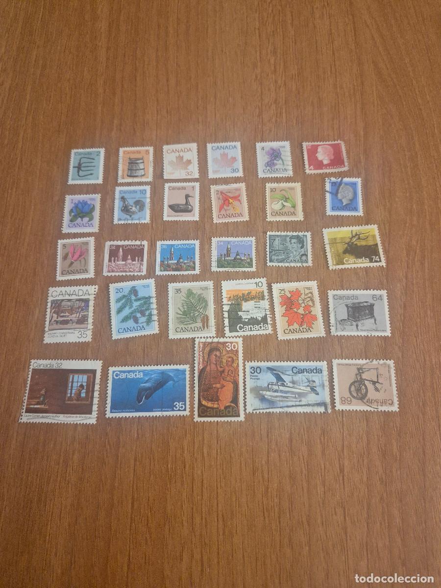 Sellos: LOTE 29 SELLOS CANADA DIFERENTES.