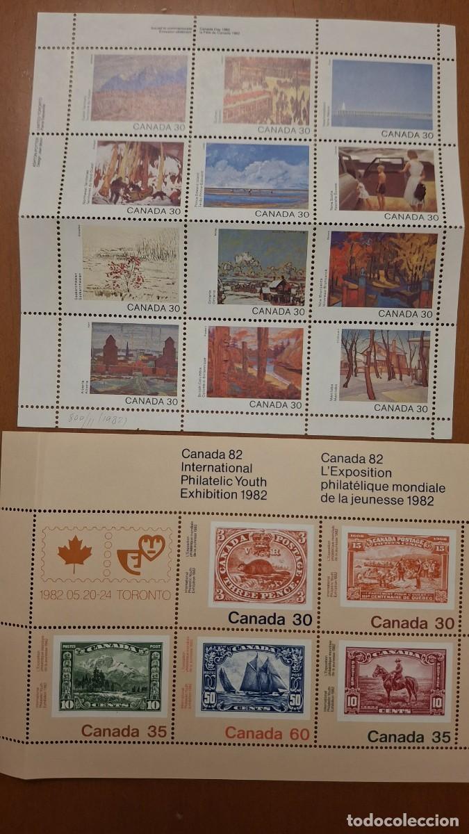 Selos: HB320 HOJITAS BLOQUE de CANADA en NUEVO ideal para tematicas (leer descripcion)