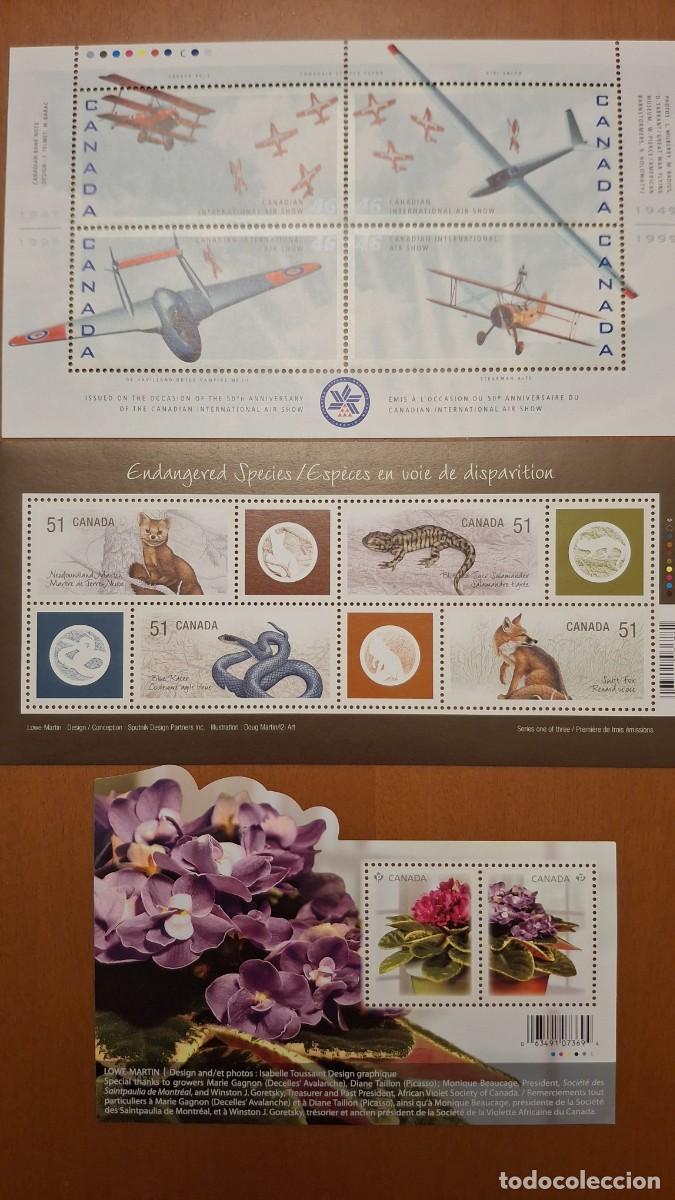 Briefmarken: HB322 HOJITAS BLOQUE de CANADA en NUEVO ideal para tematicas (leer descripcion)