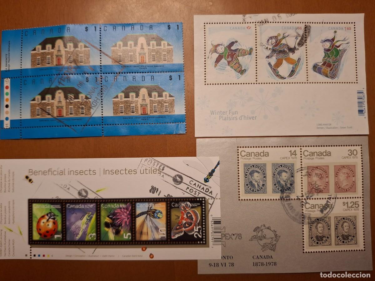 Stamps: HB330 HOJITAS BLOQUE de CANADA en usado ideal para tematicas (leer descripcion)