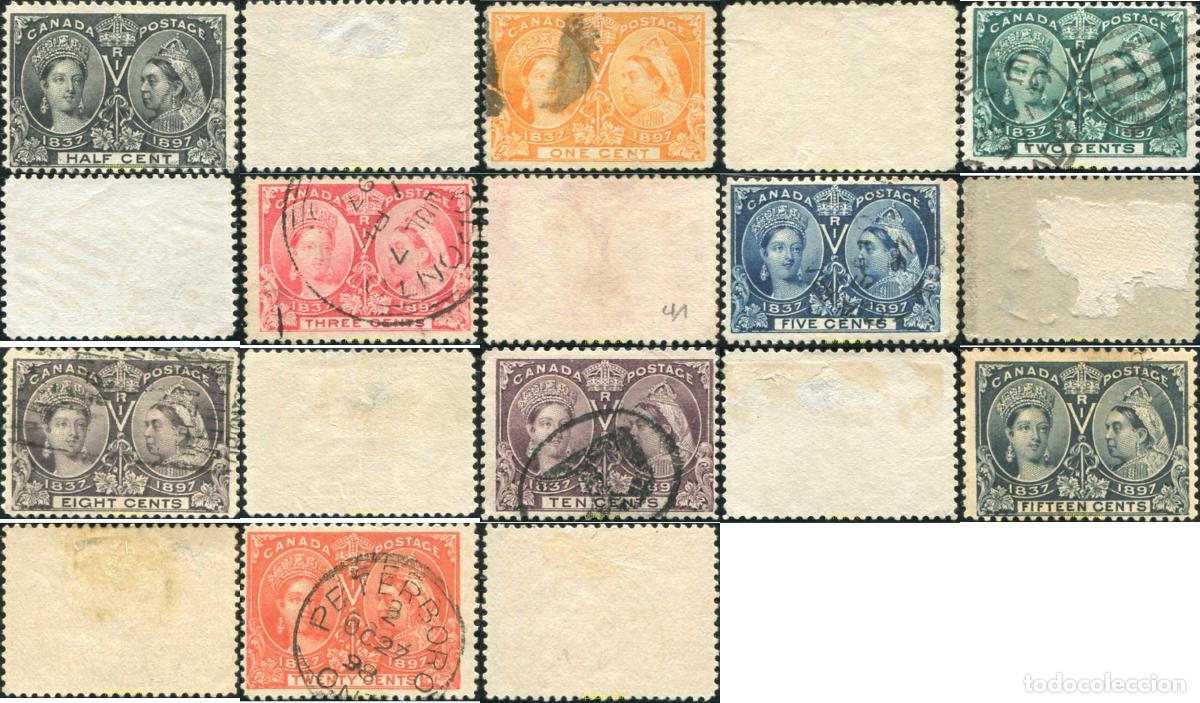 Sellos: 796166 USED CANADA 1897 REINA VICTORIA
