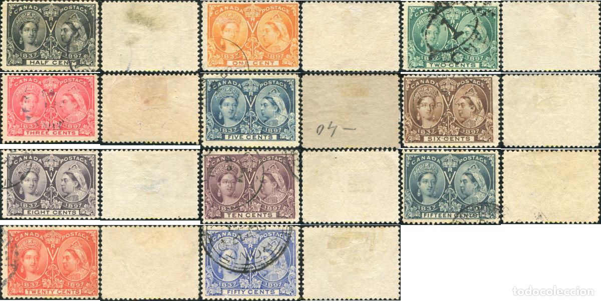 Sellos: 796165 USED CANADA 1897 REINA VICTORIA