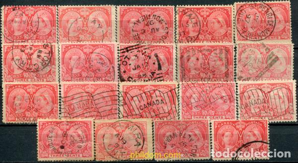 Sellos: 796169 USED CANADA 1897 REINA VICTORIA