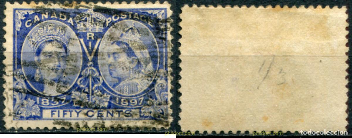 Sellos: 796174 USED CANADA 1897 REINA VICTORIA