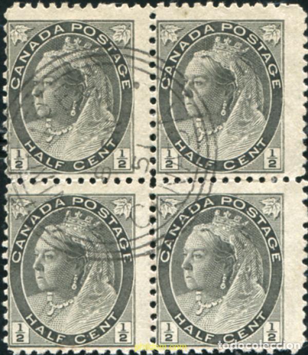 Sellos: 796184 USED CANADA 1898 REINA VICTORIA