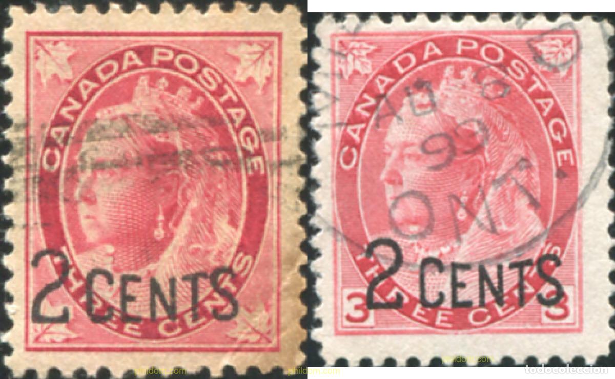 Sellos: 796322 USED CANADA 1899 REINA VICTORIA