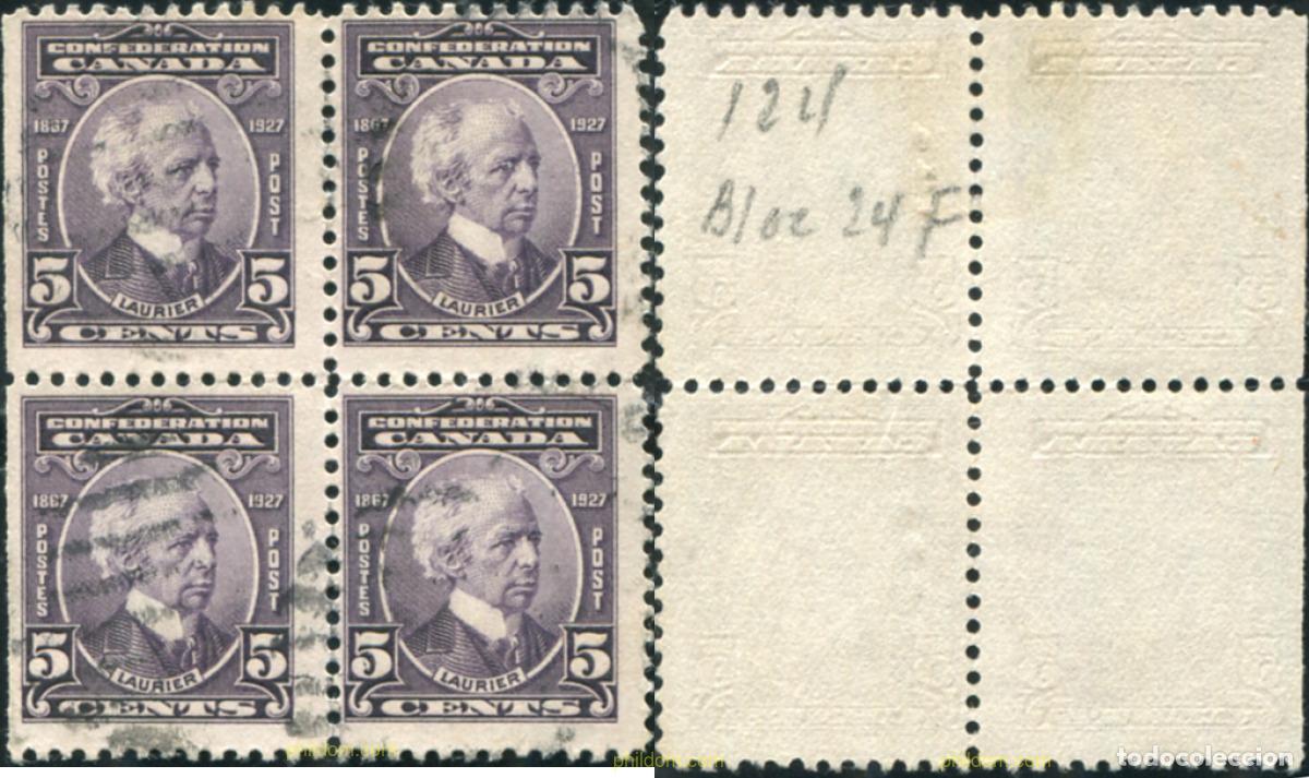 Sellos: 796332 USED CANADA 1927 60 ANIVERSARIO DE LA CONFEDERACION
