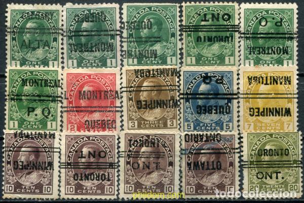 Sellos: 796344 USED CANADA 1911 REY GEORGE V