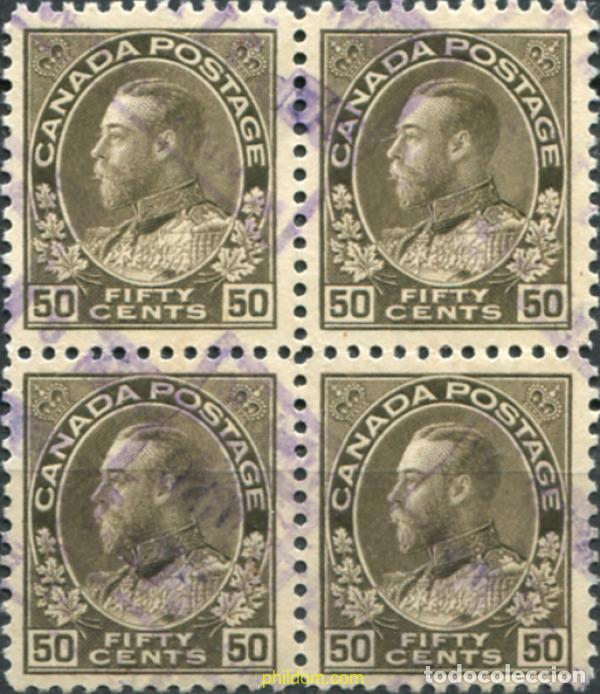 Sellos: 796367 USED CANADA 1911 REY GEORGE V