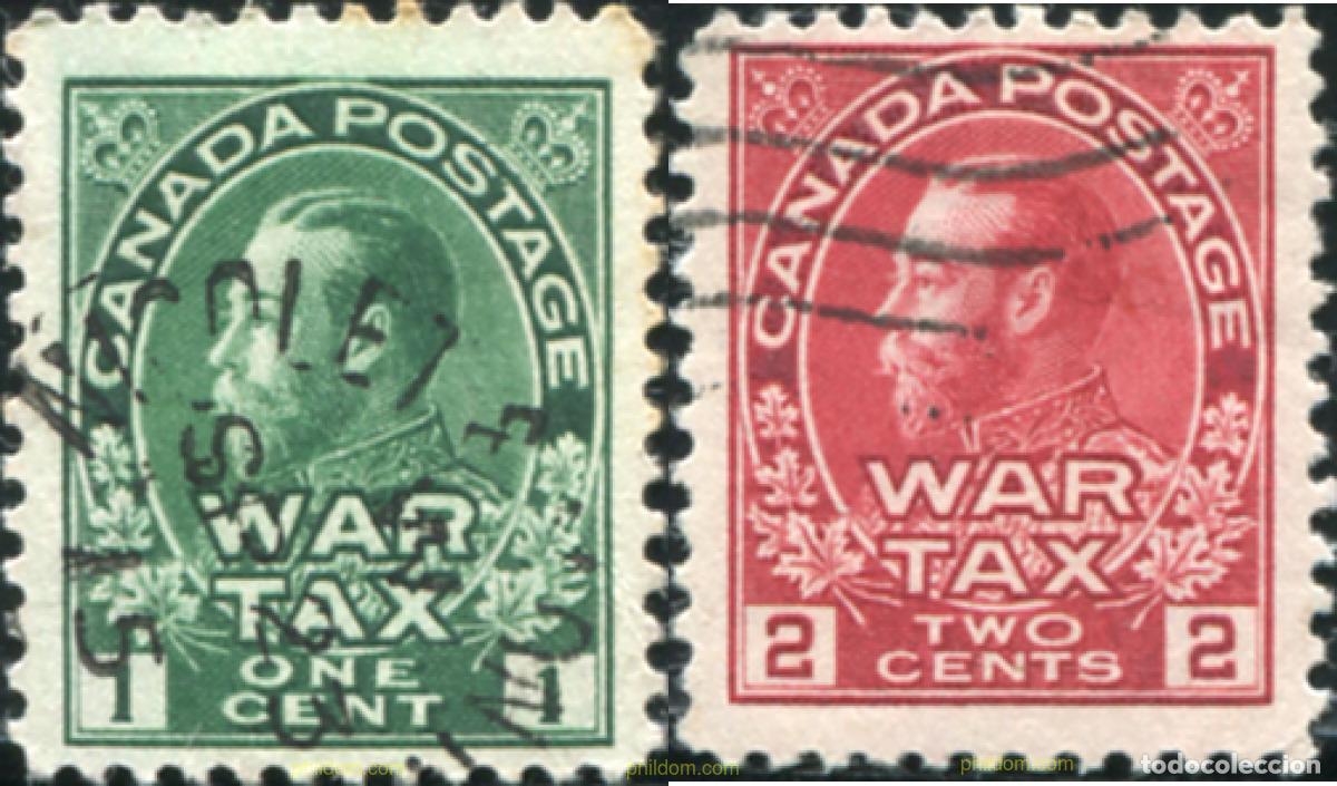 Sellos: 796429 USED CANADA 1915 REY GEORGE V