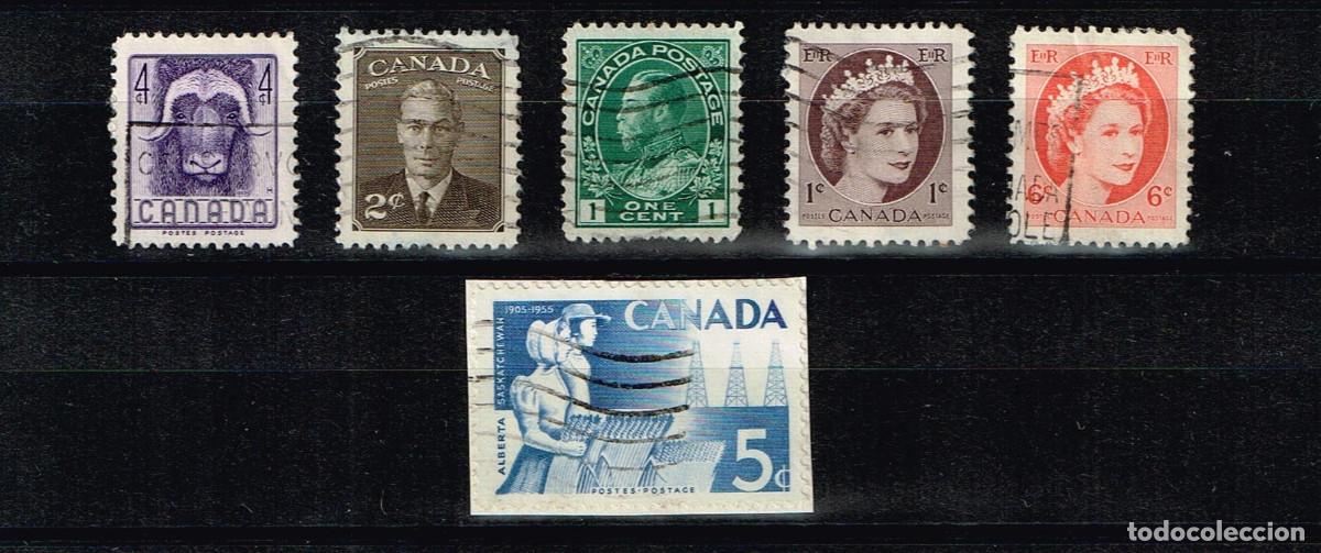 Stamps: Lote Sellos Canad&aacute; Usado