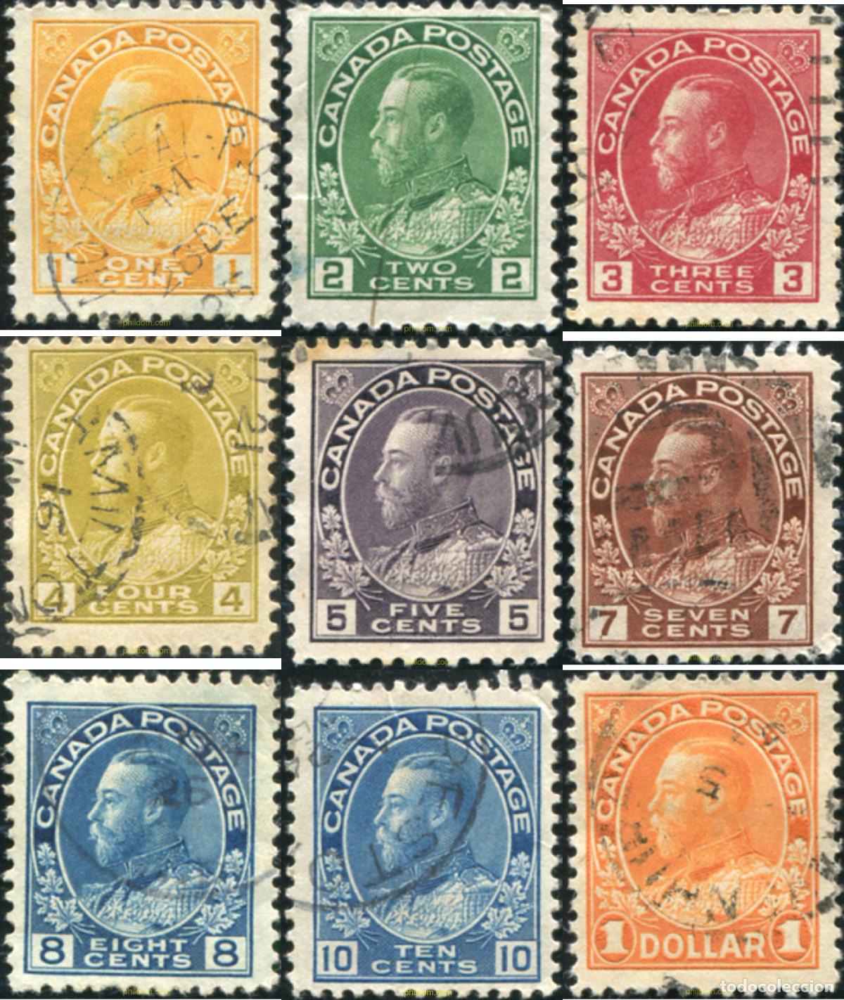 Briefmarken: 796569 USED CANADA 1922 REY GEORGE V