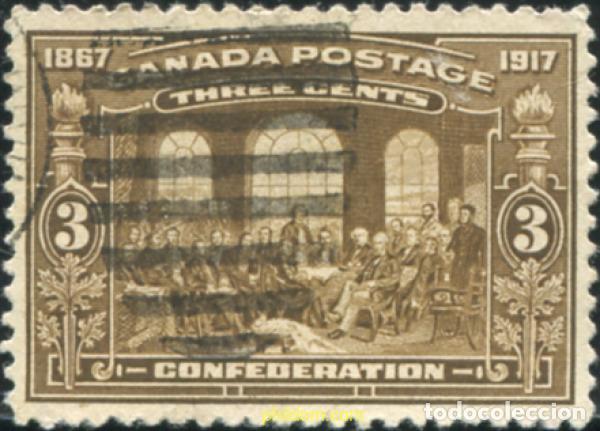 Timbres: 796591 USED CANADA 1917 50 ANIVERSARIO DE LA CONFEDERACION