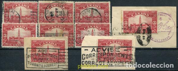 Stamps: 796676 USED CANADA 1927 60 ANIVERSARIO DE LA CONFEDERACION