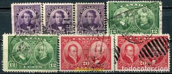 Selos: 796677 USED CANADA 1927 PERSONALIDADES HISTORICAS