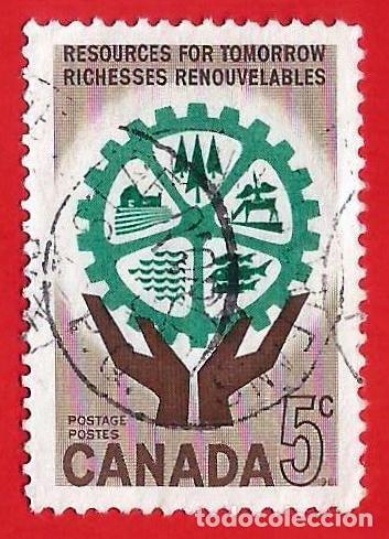 Sellos: Canada. 1961. Scott # 395. Recursos naturales