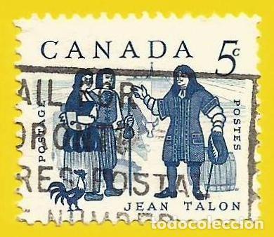 Sellos: Canada. 1962. Scott # 398. Jean Talon. Administrador de Nueva Francia