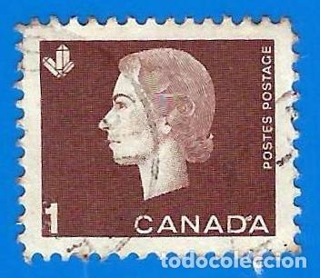 Briefmarken: Canada. 1963. Scott # 401. Reina Isabel II. Minerales
