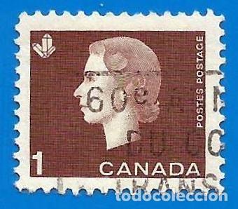 Sellos: Canada. 1963. Scott # 401. Reina Isabel II. Minerales