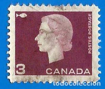 Briefmarken: Canada. 1963. Scott # 403. Reina Isabel II. Peces