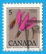 Sellos: Canada. 1979. Scott # 785. Flores. Estrella Fugaz